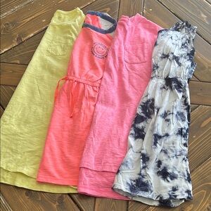 Lot of 4 Gap Girls Dresses Size Small